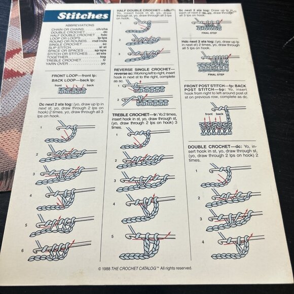 Lot of 2 Needlecraft Shop More 12 Hour Afghans 6 Easy To Make Crochet Patterns - Picture 7 of 7